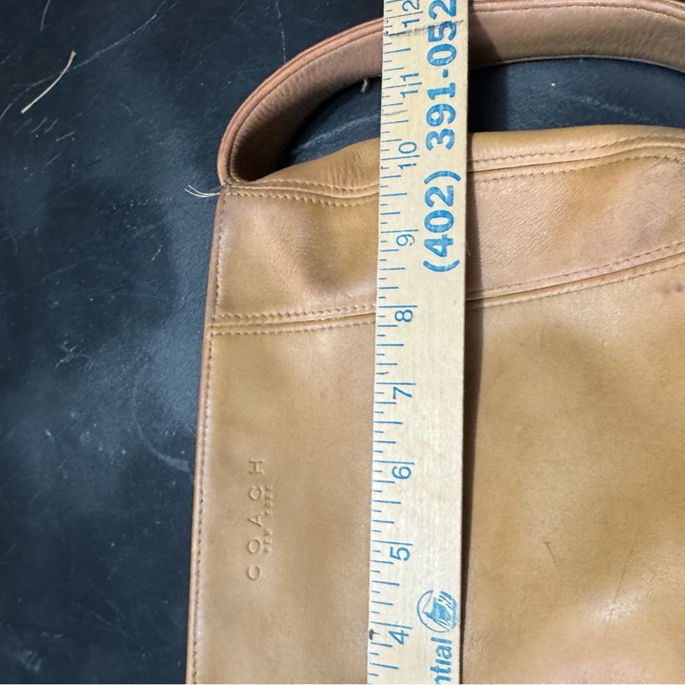 Coach Vintage Womens Handbag Brown Leather Shoulder Bag - Picture 7 of 12